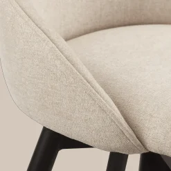 Bouclair Fabric and Metal Bar Stool* Furniture Accessories|Bar & Counter Stools