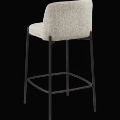 Bouclair Fabric and Metal Bar Stool* Furniture Accessories|Bar & Counter Stools