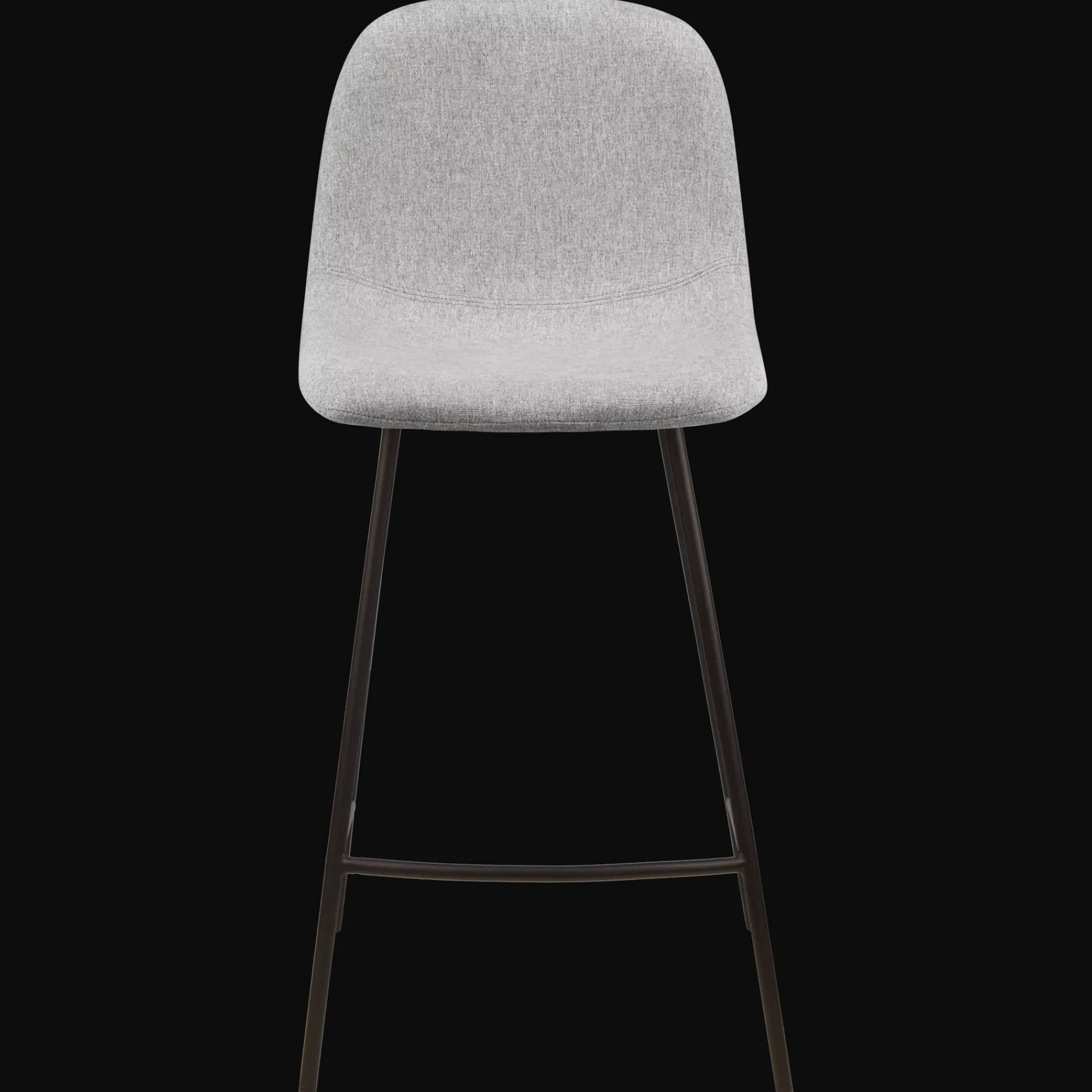 Bouclair Fabric and Metal Bar Stool* Furniture Accessories|Bar & Counter Stools