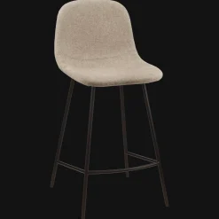 Bouclair Fabric and Metal Bar Stool* Furniture Accessories|Bar & Counter Stools
