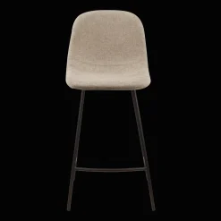Bouclair Fabric and Metal Bar Stool* Furniture Accessories|Bar & Counter Stools