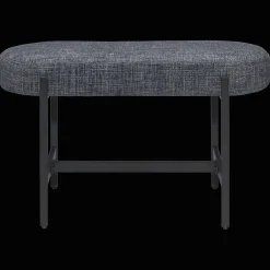 Bouclair Fabric and Metal Bench* Entryway Benches Ottomans And Poufs|Ottomans & Benches