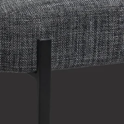 Bouclair Fabric and Metal Bench* Entryway Benches Ottomans And Poufs|Ottomans & Benches