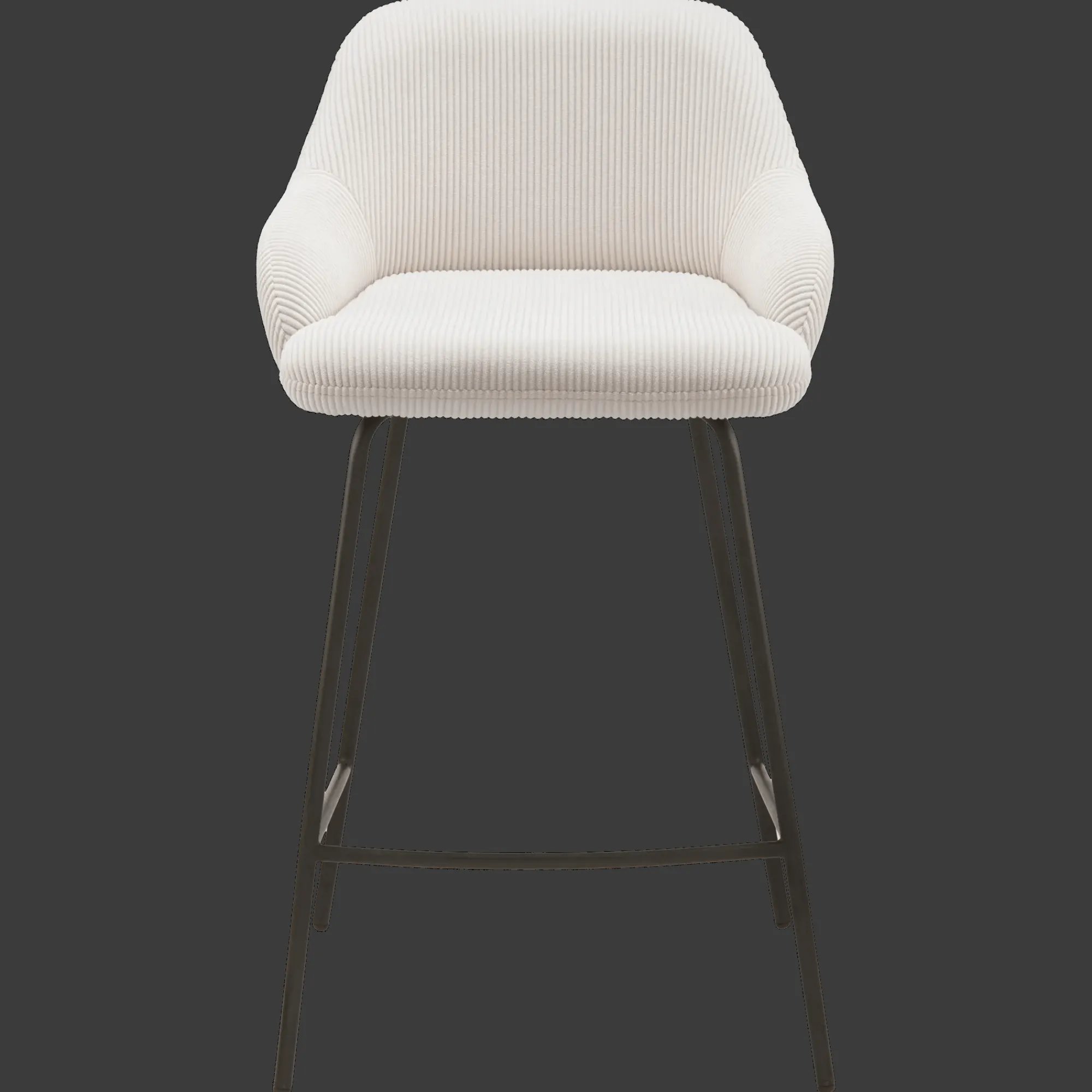 Bouclair Fabric and Metal Counter Stool* Furniture Accessories|Bar & Counter Stools