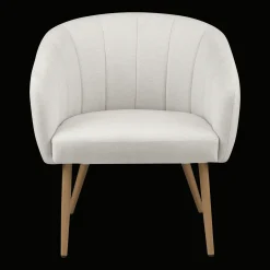 Bouclair Fabric and Metal Wood Effect Accent Chair* Accent Chairs