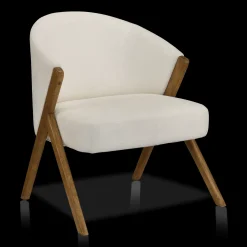 Bouclair Fabric and Wood Accent Chair* Accent Chairs & Sofas|Accent Chairs