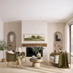 Bouclair Fabric and Wood Accent Chair* Accent Chairs & Sofas|Accent Chairs