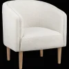Bouclair Fabric and wood accent chair* Accent Chairs
