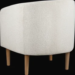 Bouclair Fabric and wood accent chair* Accent Chairs