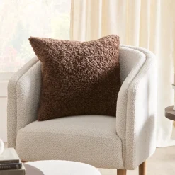 Bouclair Fabric and wood accent chair* Accent Chairs