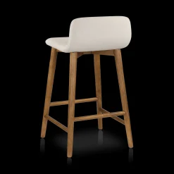 Bouclair Fabric and Wood Counter Stool* Furniture Accessories|Bar & Counter Stools
