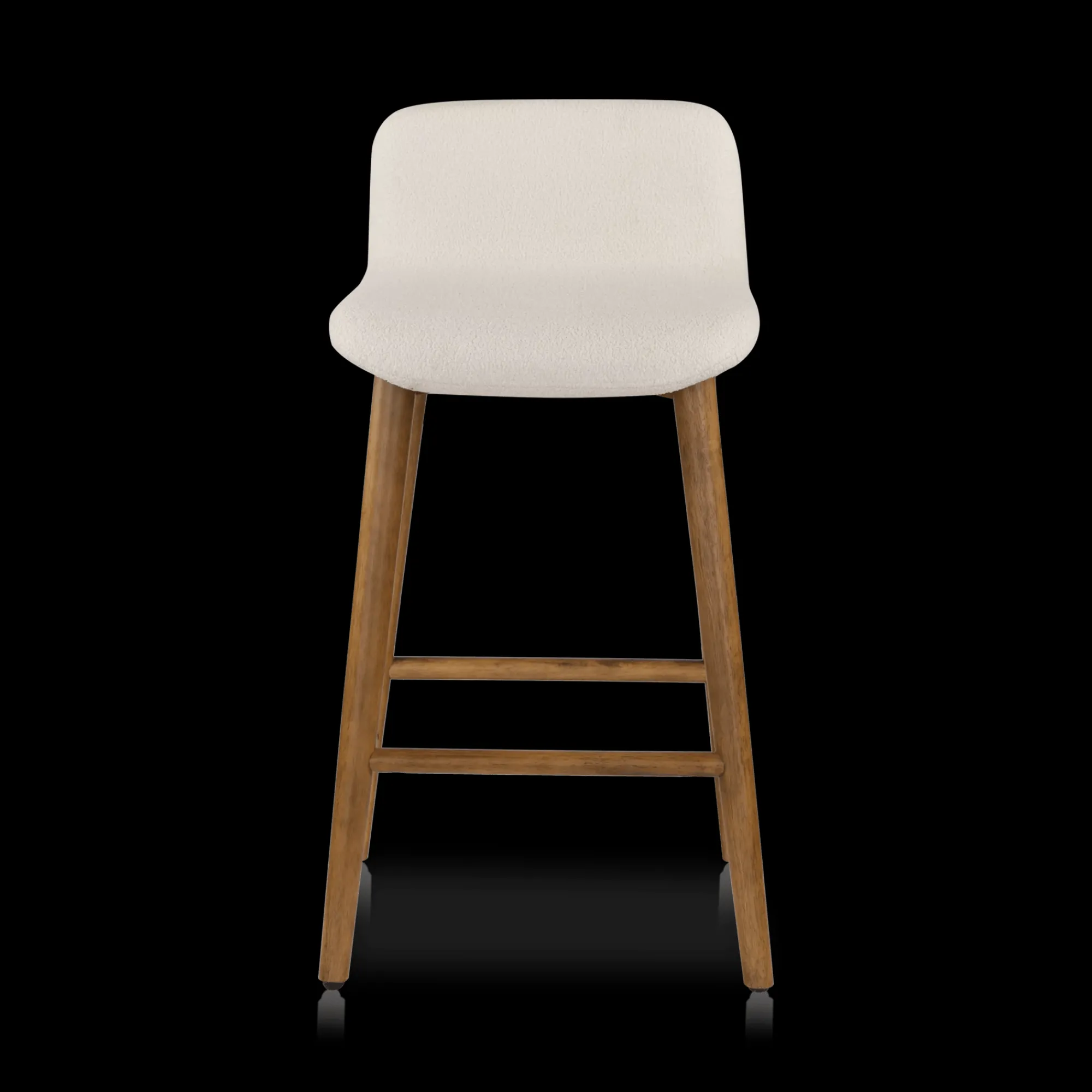 Bouclair Fabric and Wood Counter Stool* Furniture Accessories|Bar & Counter Stools