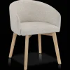 Bouclair Fabric and Wood Dining Chair* Furniture Accessories|Dining Chairs