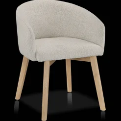 Bouclair Fabric and Wood Dining Chair* Furniture Accessories|Dining Chairs