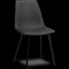 Bouclair Faux Leather and Metal Dining Chair* Furniture Accessories|Dining Chairs