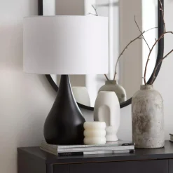 Bouclair Flared Metal Lamp Base* Lamp Bases