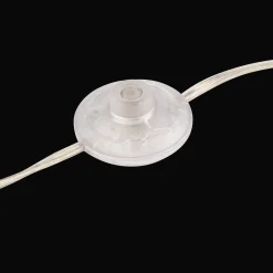 Bouclair Floor Lamp with Cream Shade and Gold Base* Floor Lamps