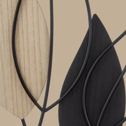 Bouclair Framed Metal & Wood Leaves Wall Art* Wall Decorations