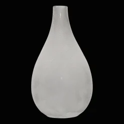 Bouclair Frosted Glass Table Vase* Modern Decorative Vases|Home Decorative Items & Objects