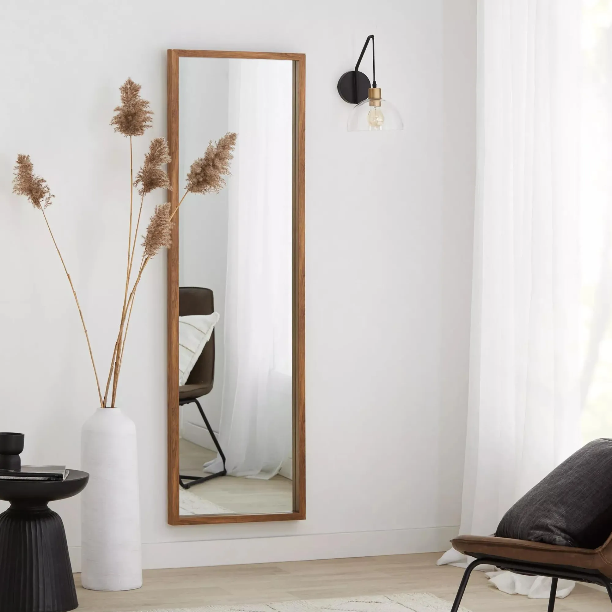 Bouclair Full-Length Mirror with Wood-Like Frame* Mirrors