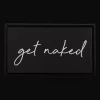 Bouclair Get Naked Printed Canvas* Bathroom Wall Decor