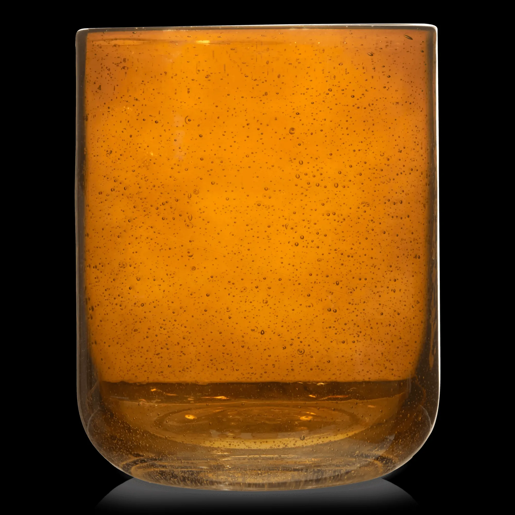 Bouclair Glass Amber Candle Holder* Candles & Candle Stick Holders|Home Decorative Items & Objects