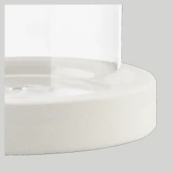 Bouclair Glass Candle Holder with Ceramic Base* Home Decorative Items & Objects