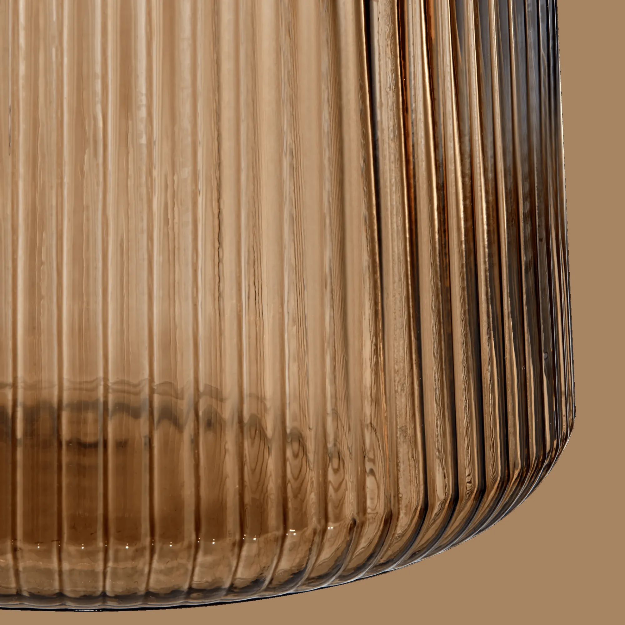 Bouclair Glass Ribbed Table Lamp* Table Lamps