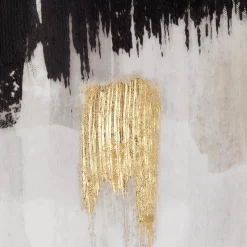 Bouclair Gold Abstract Printed Framed Art* Printed & Photography Wall Art Canvases