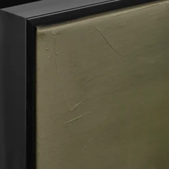 Bouclair Green Abstract Framed Art* Oil Paintings