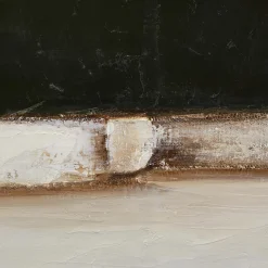 Bouclair Green Abstract Framed Art* Oil Paintings