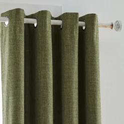 Bouclair Green Chita Blackout Curtain* Sheer Curtains & Window Sheer Panels|Blackout Window Curtains