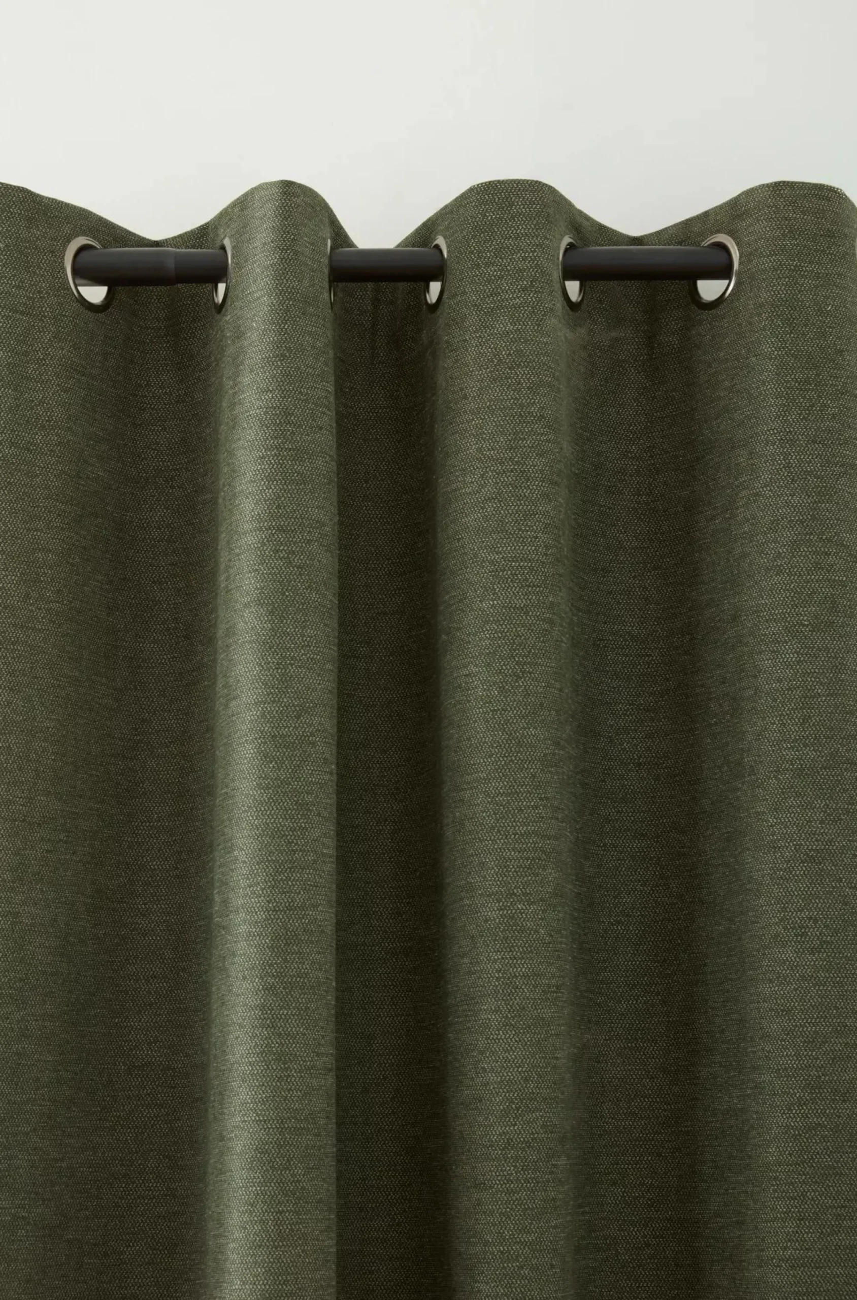 Bouclair Green Dion Blackout Curtain* Sheer Curtains & Window Sheer Panels|Blackout Window Curtains