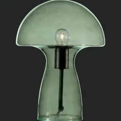 Bouclair Green Glass Mushroom Table Lamp* Table Lamps