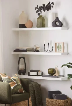 Bouclair Green Glass Pillar Candle Holder* Home Decorative Items & Objects|Candles & Candle Stick Holders