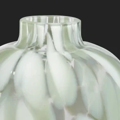 Bouclair Green Glass Table vase* Modern Decorative Vases|Home Decorative Items & Objects