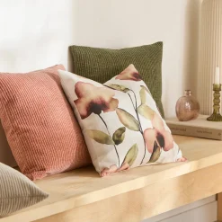 Bouclair Green Losy Cushion Cover* Decorative Throw Pillows