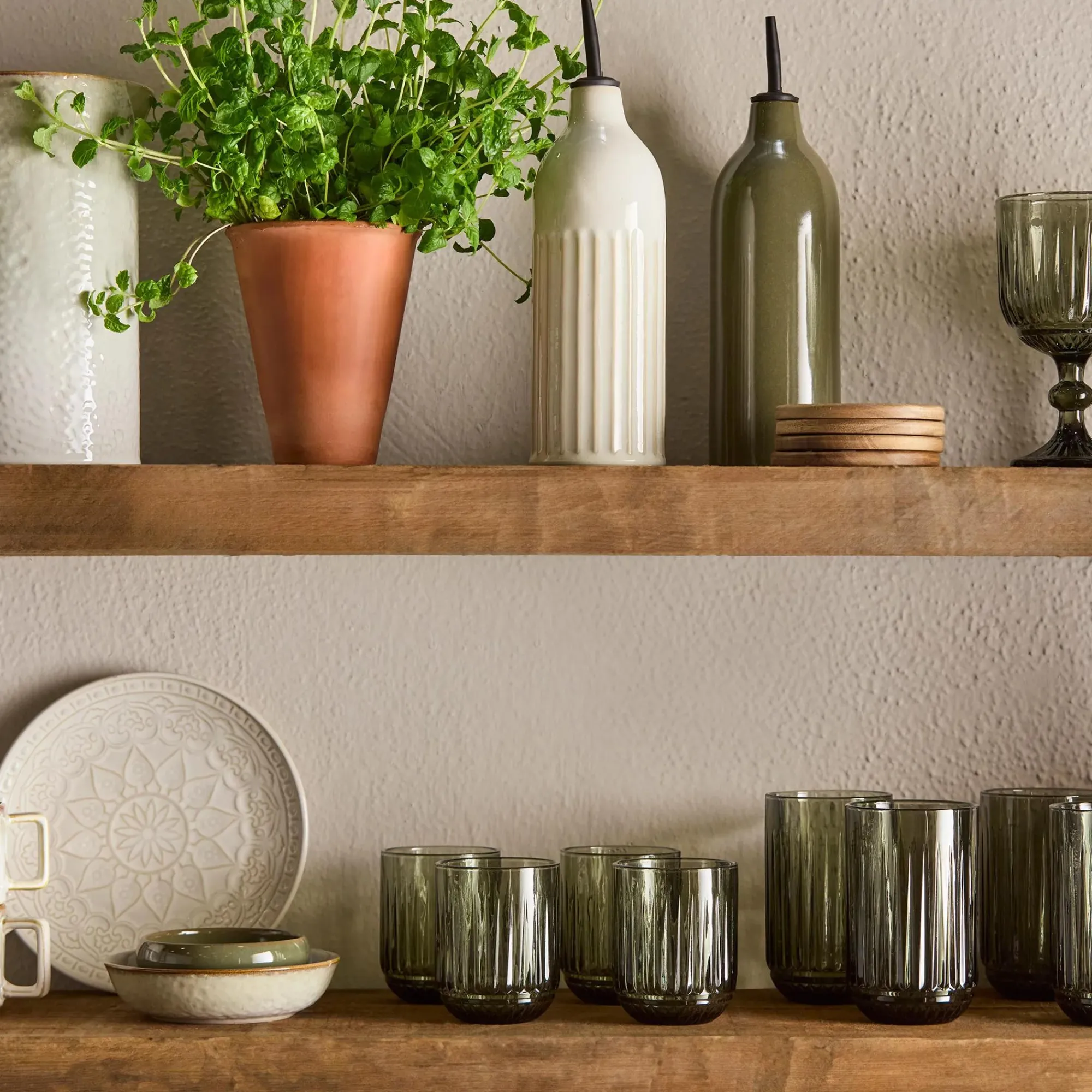 Bouclair Green Oil Bottle* Dinnerware|Kitchen & Dining Accessories