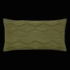 Bouclair Green Yara Lumbar Decorative Pillow* Decorative Throw Pillows