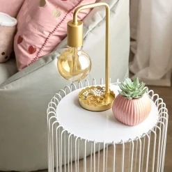 Bouclair Greenery in Pink Ribbed Vase* Junior Decorative Accessories