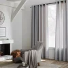 Bouclair Grey Aura Panel Curtain* Sheer Curtains & Window Sheer Panels|Room Darkening & Light Filtering Curtains