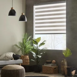 Bouclair Grey Cordless Sheer Shade* Window Blinds & Shades