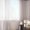 Bouclair Grey Kacha Sheer Curtain* Sheer Curtains & Window Sheer Panels