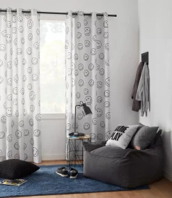 Bouclair Grey Large Bean Bag Chair* Junior Bedroom Furniture