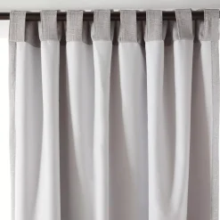Bouclair Grey Mullins Blackout Back-Tab Curtain* Sheer Curtains & Window Sheer Panels|Blackout Window Curtains