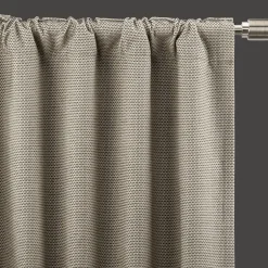 Bouclair Grey Ortega Blackout Back-Tab Curtain* Sheer Curtains & Window Sheer Panels|Blackout Window Curtains