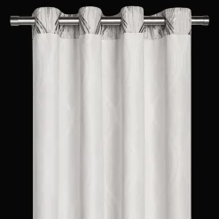 Bouclair Grey Prato Panel Curtain* Sheer Curtains & Window Sheer Panels|Room Darkening & Light Filtering Curtains