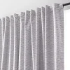 Bouclair Grey Toulouse Blackout Curtain with Hidden Backtab* Sheer Curtains & Window Sheer Panels|Blackout Window Curtains