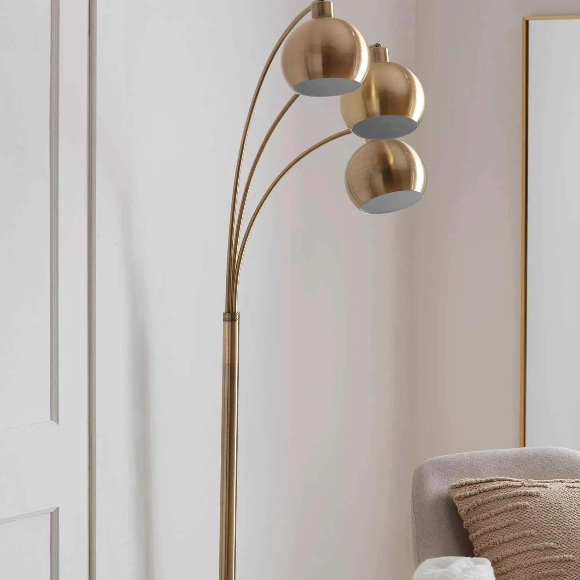 Bouclair 3-Head Floor Lamp with Marble Base* Floor Lamps