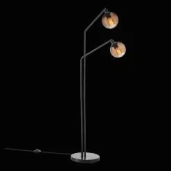 Bouclair 2-Head Glass Floor Lamp* Floor Lamps